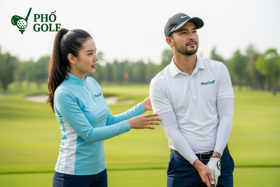 Bật mí kỹ thuật đánh gậy rescue chuẩn như chuyên gia Kỹ thuật cầm gậy rescue đúng cách với grip trung bình để kiểm soát mặt gậy