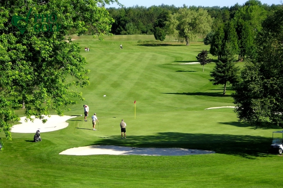 Par trong golf là gì, giải đáp chi tiết cho người mới? Bảng điểm golf hiển thị thông số Par cho từng hố trên sân