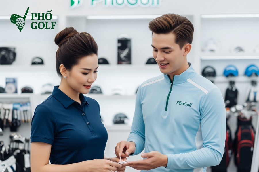 Tee trong golf là gì, phân biệt tee box và các loại tee PhốGolf cung cấp đầy đủ phụ kiện và trang phục golf chính hãng, chất lượng cao với giá hợp lý