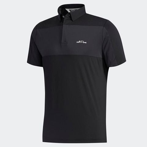 Áo golf nam tay ngắn Adipure Black FJ1759