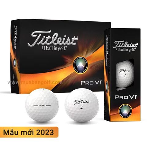 Hộp 12 bóng golf Pro V1 2023 White Hộp 12 bóng golf Pro V1 2023 White