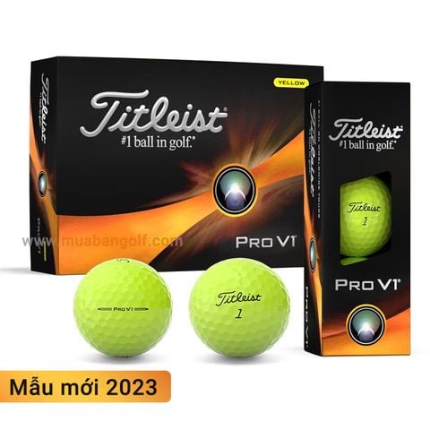 Hộp 12 bóng golf Pro V1 2023 Yellow Hộp 12 bóng golf Pro V1 2023 Yellow