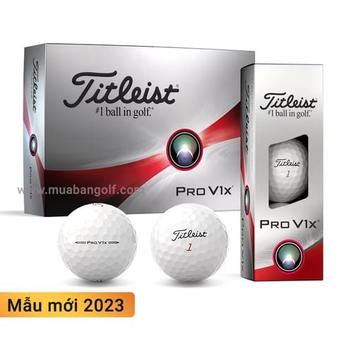 Hộp 12 bóng golf Pro V1x 2023 White Hộp 12 bóng golf Pro V1x 2023 White