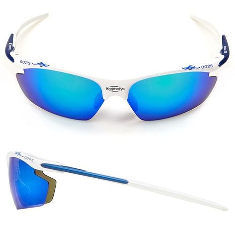 Kính golf thời trang tráng gương UV Protect MS-N0025 WHITE/ BLUE