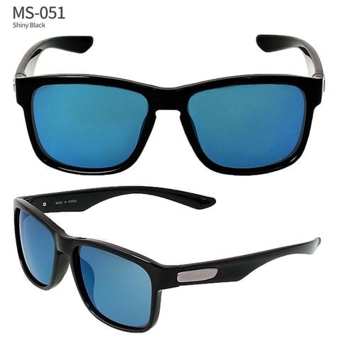 Kính mát Anti-UV MS-051 Đen bóng
