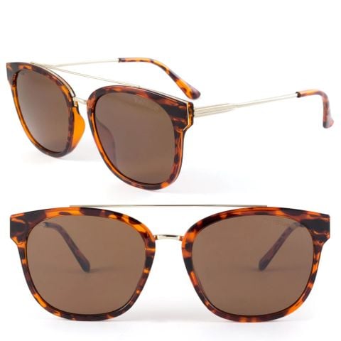 Kính râm nữ Karen PC TrueBlue 193450 Tortoise/Brown-FlashMirror