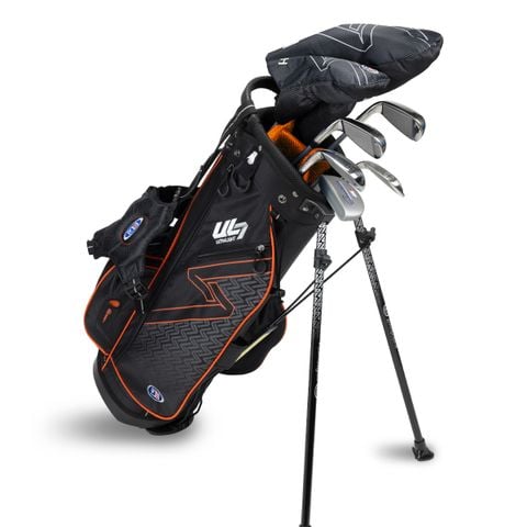 Bộ 7 gậy golf trẻ em Ultralight UL7-51 Black/Orange cho bé cao khoảng 1m3