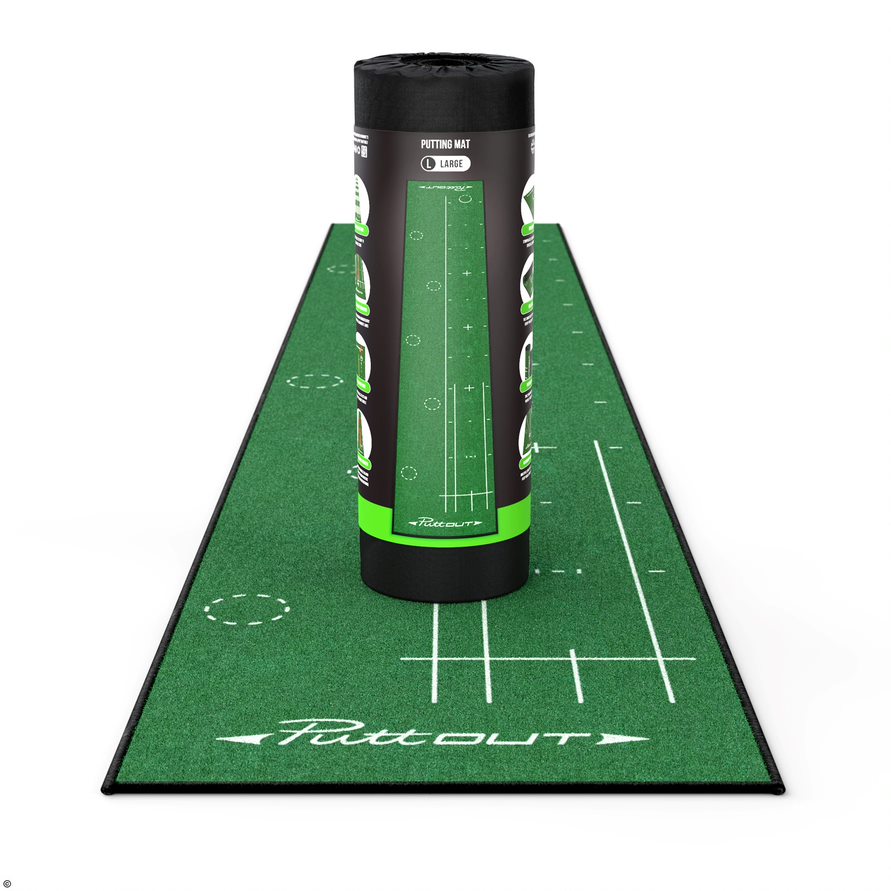 Thảm tập putter PuttOut Mat Large Green Thảm tập putter PuttOut Mat Large Green