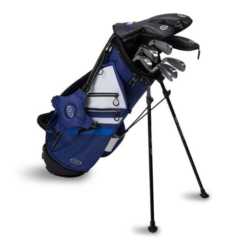 Bộ gậy golf trẻ em Tour Series TS5-63 11 Club Stand Set Graphite, Navy/White Bag