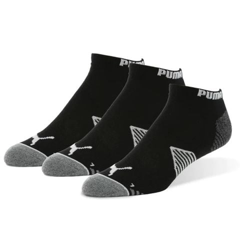 Combo 3 đôi Vớ golf 85856102 PUMA ESSENTIAL LOW CUT 3 PAIR PACK - P.Blk