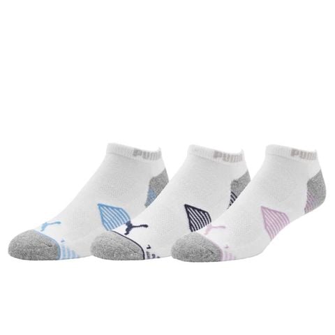 Combo 3 đôi vớ golf 85856106 PUMA ESSENTIAL LOW CUT 3 PAIR PACK MULTI