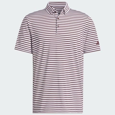 Áo golf nam tay ngắn Ultimate365 Stripe Polo White / Aurora Ruby JF4890
