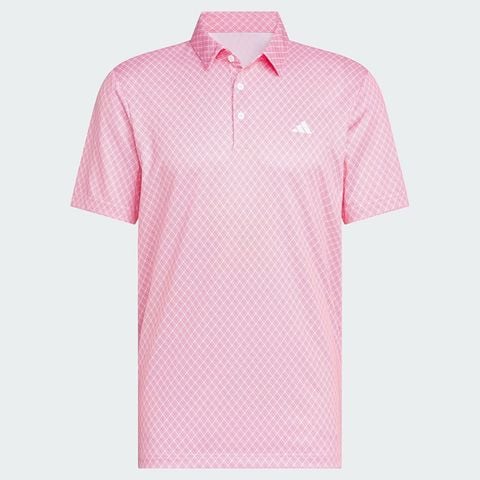 Áo golf nam tay ngắn Core Allover Print Pure Ruby / White JF4946